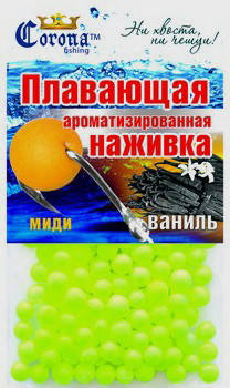

Наживка плаваюча "Corona" (midi) Ваніль