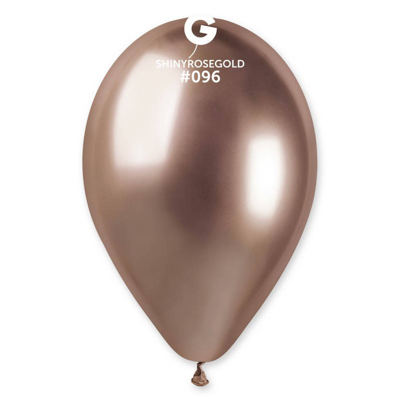 

Латексные воздушные шарики 13" хром 96 розовое золото 10шт/уп Gemar