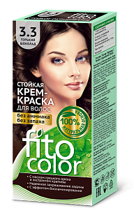 

Стойкая крем-краска для волос (цвета горький шоколад 3.3) FITOCOLOR