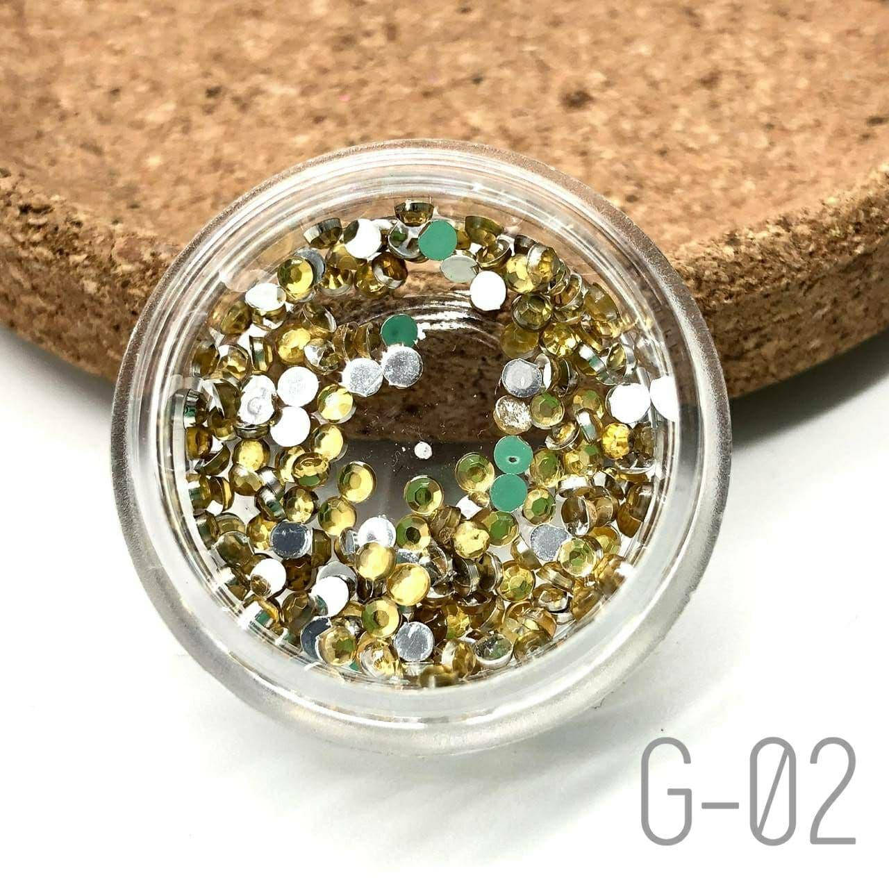 

Стразы цветные G02, Разные цвета