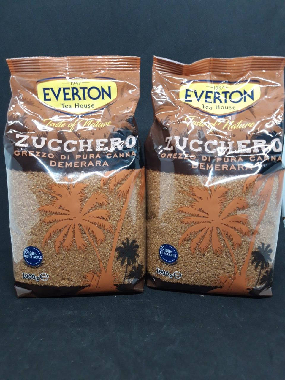 

Сахар тростниковый Everton (Италия), 1кг.