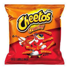 

США Снеки Cheetos Crunchy Cheese с сыром, 28 грамм - Читос Кранчи сырные (Чітос Кранчі сирні чіпси)