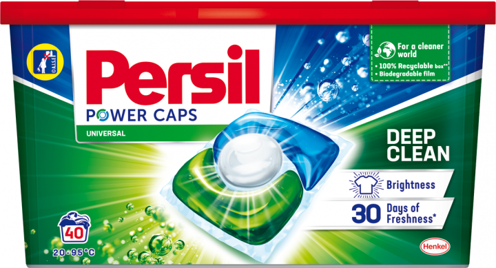 

Капсулы для стирки универсал Persil 3 в 1 Power Caps Universal 40 шт
