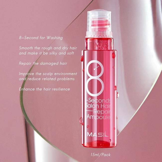 

Протеиновая маска-филлер для поврежденных волос Masil 8 Seconds Salon Hair Repair Ampoule, 15 мл