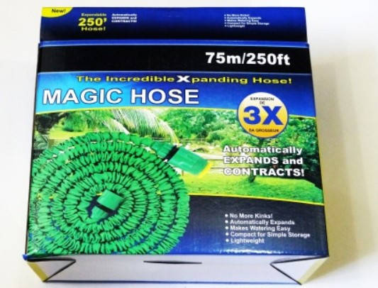 

Шланг садовый поливочный X-hose 75 метров ЗЕЛЕНЫЙ | Поливочный шланг с распылителем