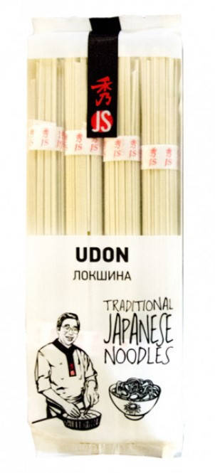 

JS Udon, 300 г, Джей Эс, Лапша Удон пшеничная