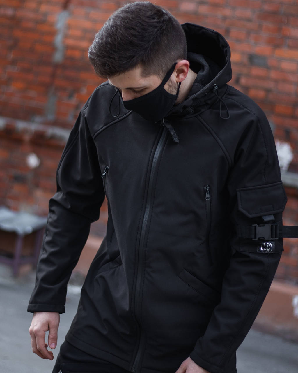 

Куртка мужская LC Mark 1 Soft Shell x black | ветровка мужская весенняя осенняя