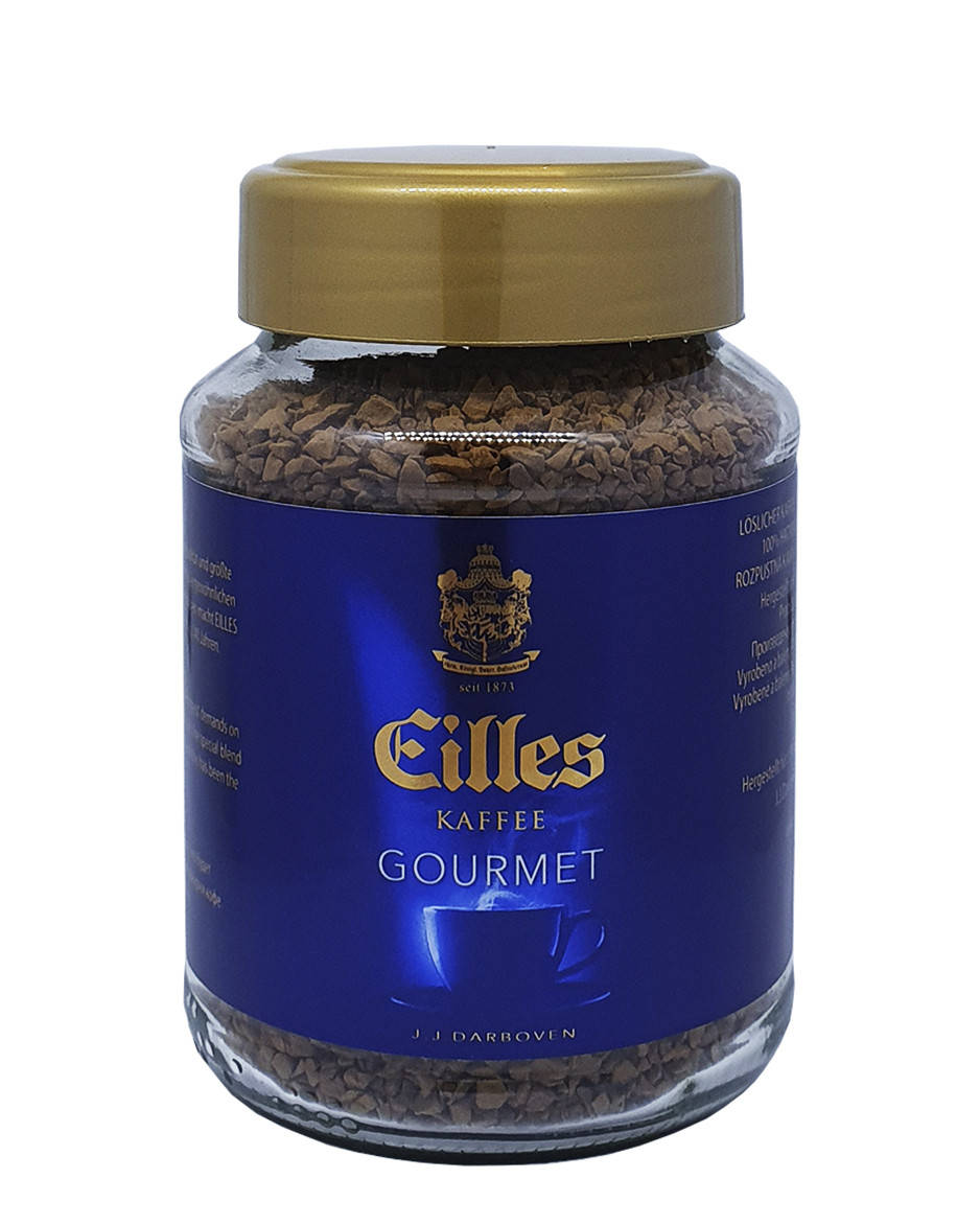 

Кава розчинна Eilles Gourmet Cafe 100 г J.J.Darboven у скляній банці (51996)
