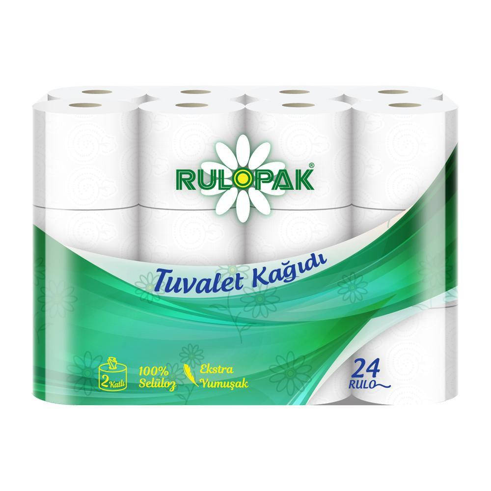 

Бумага туалетная Rulopak, 2 слоя, 18 м, 24 рул./упак.
