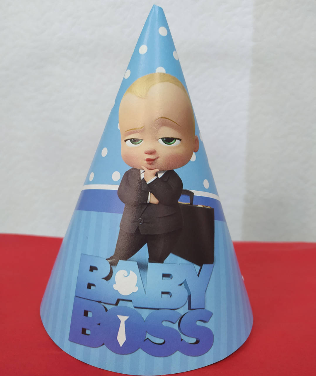 

Набор колпаков праздничных принт Босс Молокосос Baby Boss 2 15см