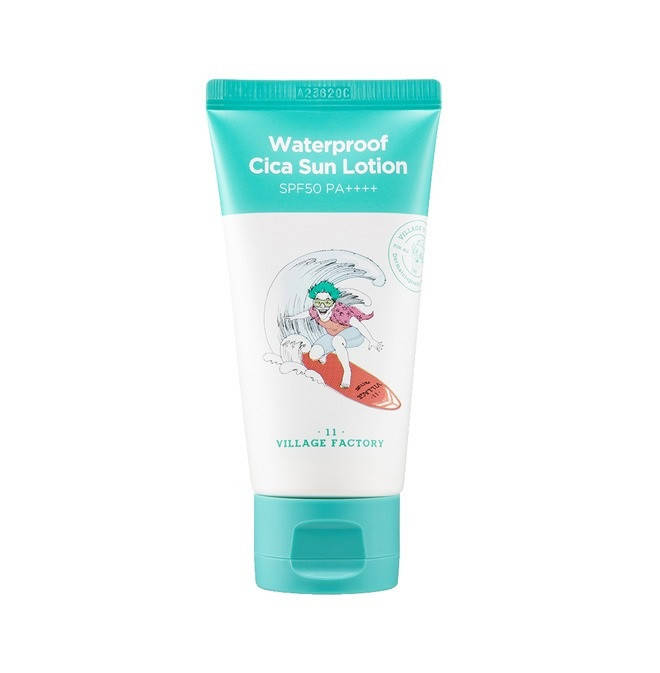 

Солнцезащитный лосьон водостойкий Village 11 Factory Waterproof Cica Sun Lotion SPF50 PA++++ 80ml