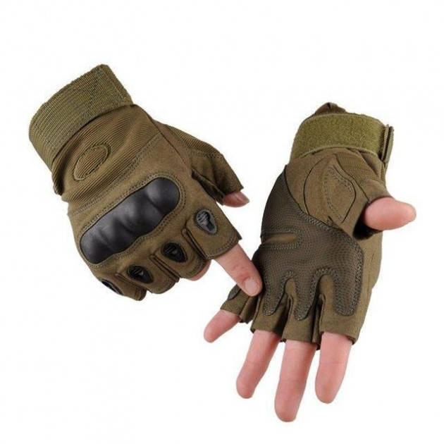 

Тактические перчатки с открытыми пальцами Oakley XL (M_O_070419_23)