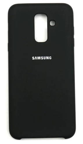 

Силиконовый чехол Original Samsung A6 Plus 2018 (A605) Black, Черный