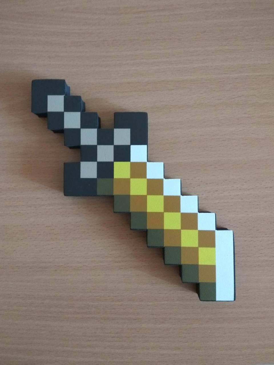 

Нож золотой Minecraft Майнкрафт 25 см 00292, Разные цвета