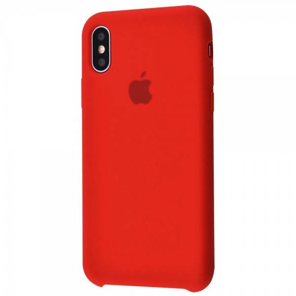 

Чехол Silicone Case для iPhone Xs Max Red (силиконовый чехол красный силикон кейс на айфон Хс Макс)