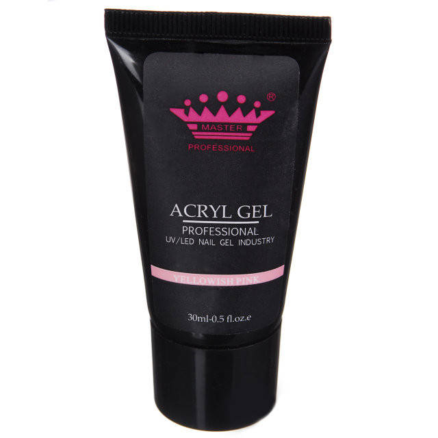 

Acryl gel (поли гель) Master Professional , 30 мл (Yellowish pink), Розовый