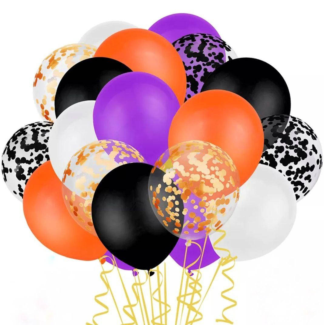 

Набор из шаров Двадцатка | Черно-оранжево-фиолетовый, Разные цвета