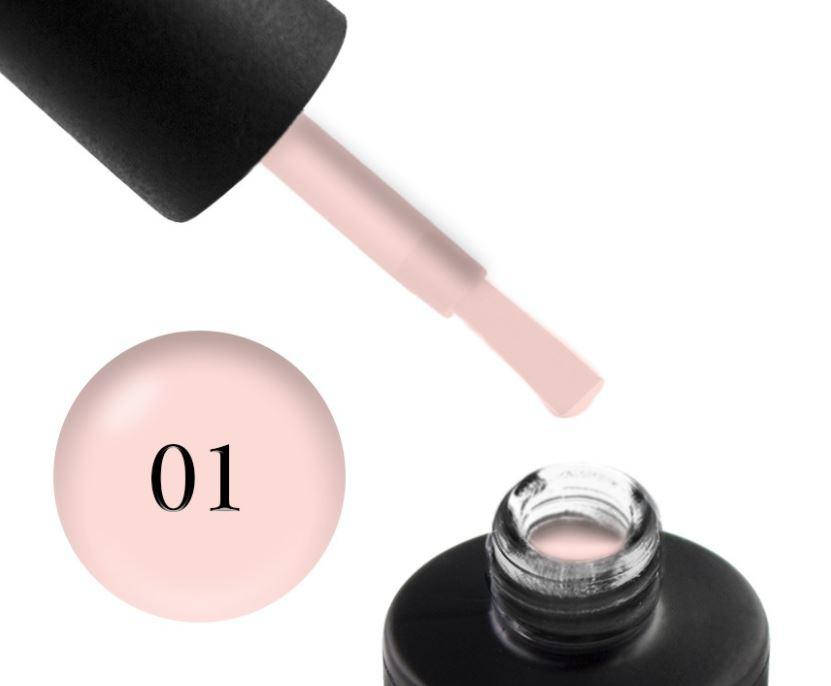 

База камуфлирующая каучуковая для гель-лака Couture Colour Cover Rubber Base Coat 01, 9 мл