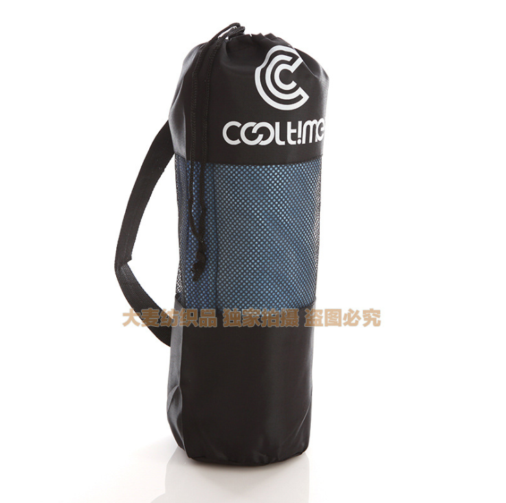 

Полотенце из микрофибры/микрофлиса спортивное/туристическое ТМ "COOLTIME" 70*140, 400г/м2 + мешок (9 цветов) ГОЛУБОЙ
