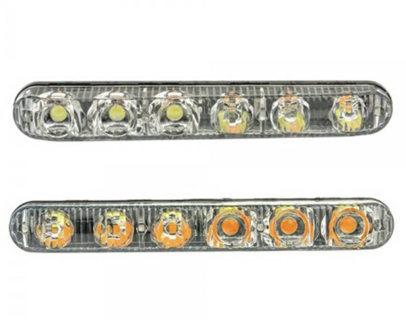 

ХОДОВЫЕ ОГНИ DRL-616(2) ДХО 616(2) CYCLON с моргающим поворотом, Белый