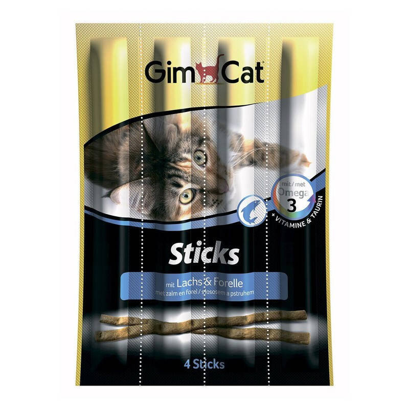 

Лакомство для кошек GimCat Sticks Lachs & Forelle 4 шт х 5 г Акция