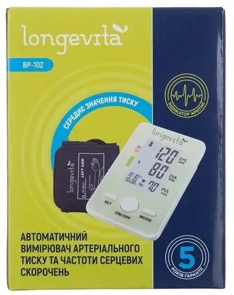 

Автоматический тонометр Longevita