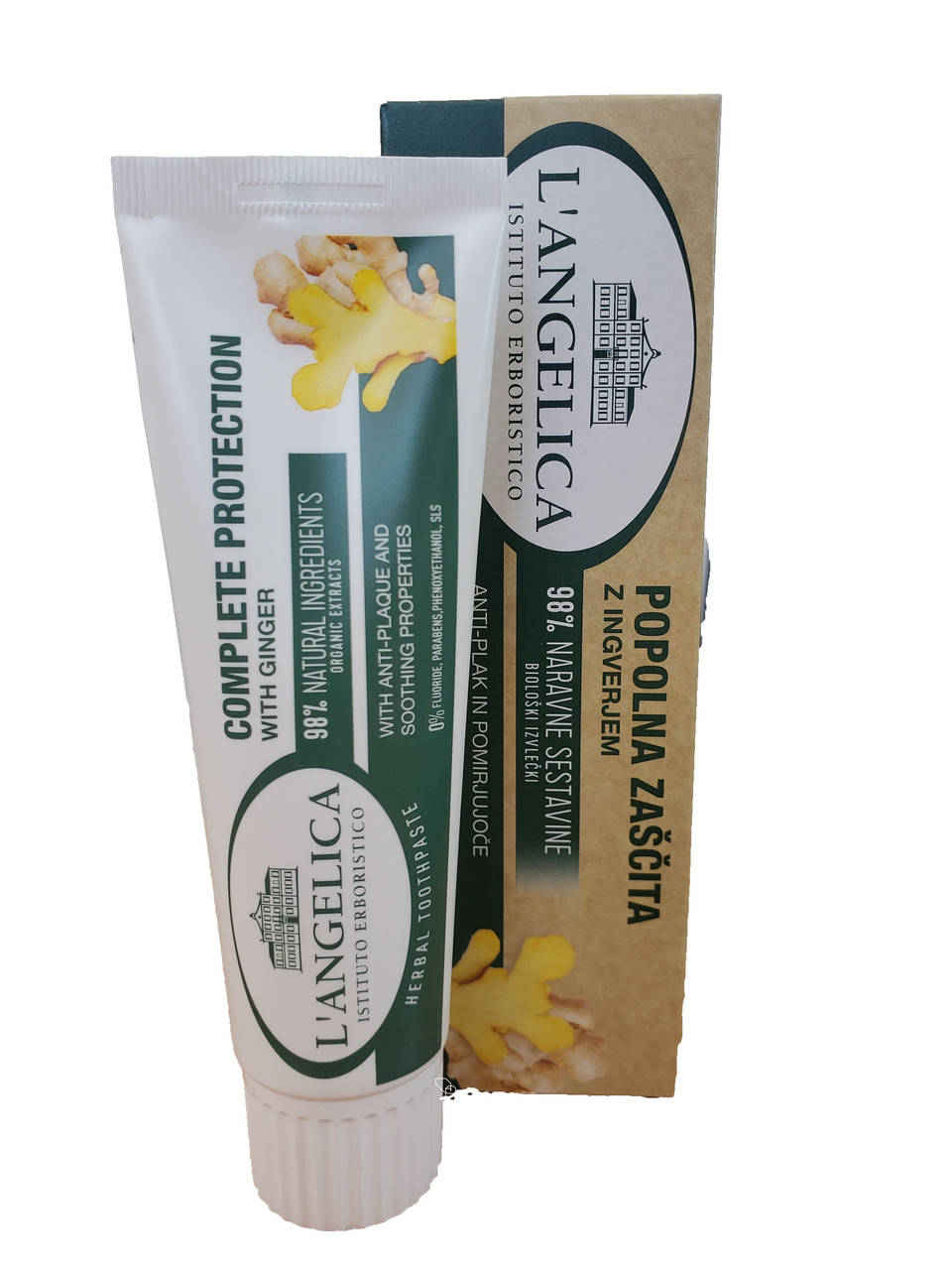 

Зубная паста комплексная защита L'Angelica Complete Protection с имбирем 75мл