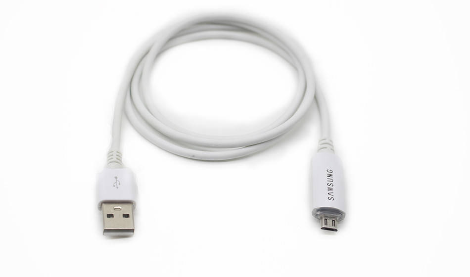 

Дата-кабель USB-MicroUSB Samsung с LED подсветкой, Белый