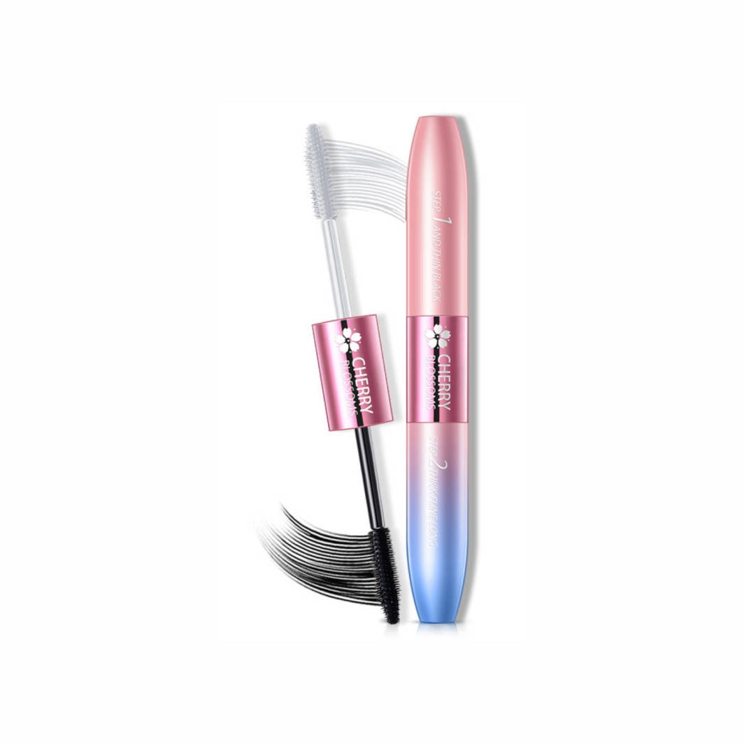 

Тушь для ресниц 2в1 Rorec Cherry Blossoms Charm Makeup Double Headed Maskara, Черный