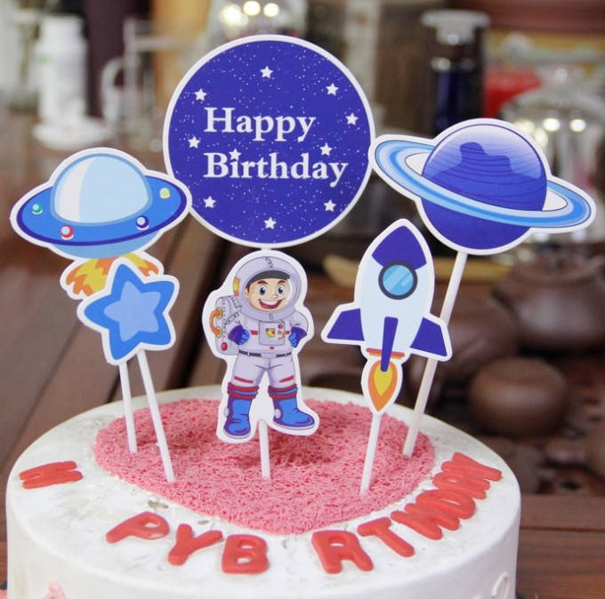 

Набор "Собери сам" Топперы в торт " Космос", 6 шт КАРТОН