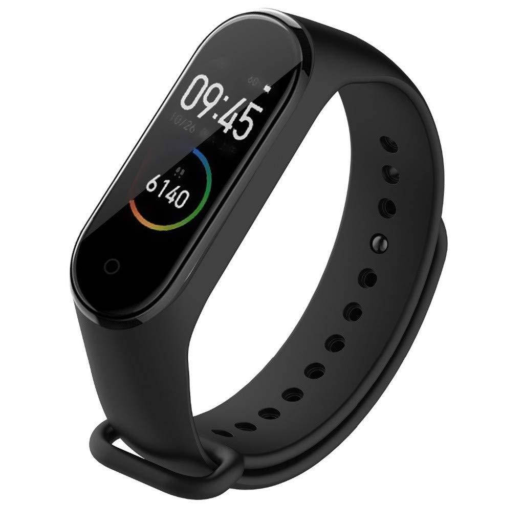 

Ремешок BeWatch силиконовый для Xiaomi Mi Band 4/3 Черный (1040601)
