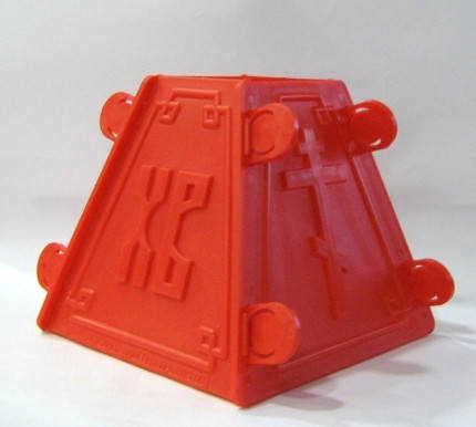 

Форма для творожной Пасхи средняя на 500 г творога, Красный