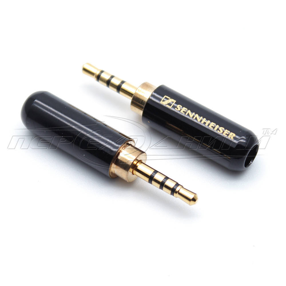 

Разъем штекер 2.5 мм 4 pin HQ (металл), Черный