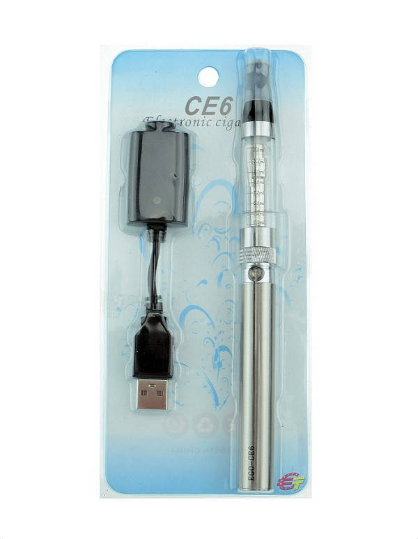 

Электронная сигарета eGo-CE6 1100 мАч, Черный