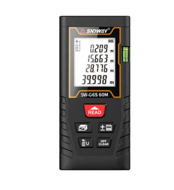 

Лазерный дальномер SNDWAY SW-G6S, 60 метров (SW-G6S)