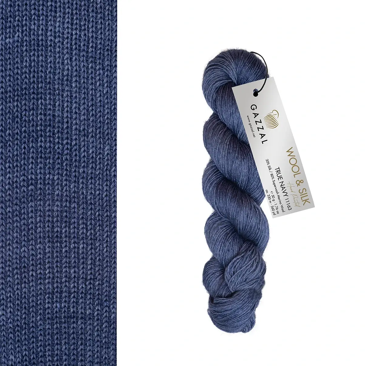 

Gazzal Wool Silk (Газзал Вул Силк) № 11163 (Пряжа мериносовая шерсть, шелк нитки для вязания)