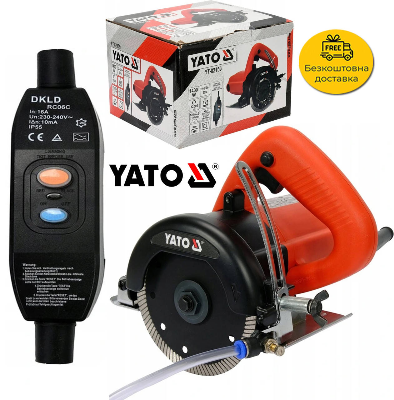 

Машина для порезки мрамора и плитки YATO YT-82159