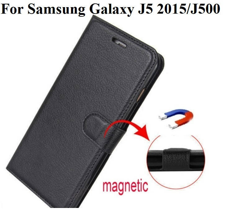 

Чехол книжка Wallet для Samsung Galaxy J5 2015/J500, Черный