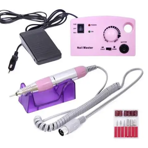 

Фрезер для маникюра Nail Drill 402 35000об. 65Вт розовый