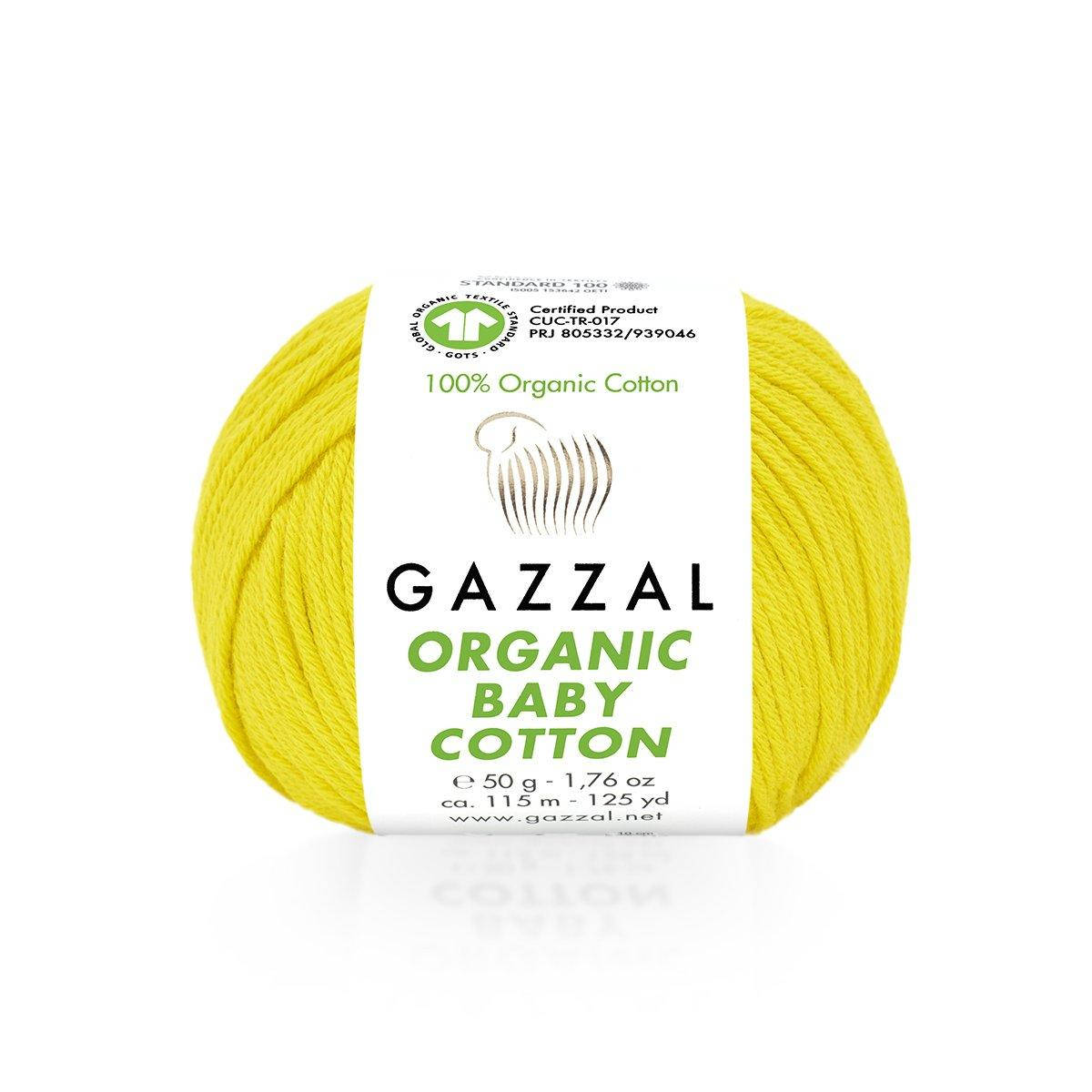

Gazzal Organic Baby Cotton № 420 желтый