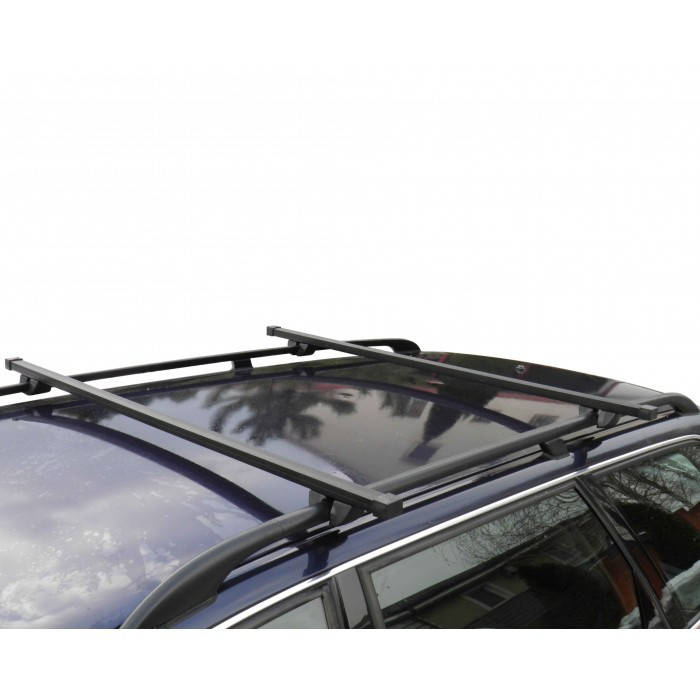 

Багажник Renault Laguna 1998- на рейлинги, Черный