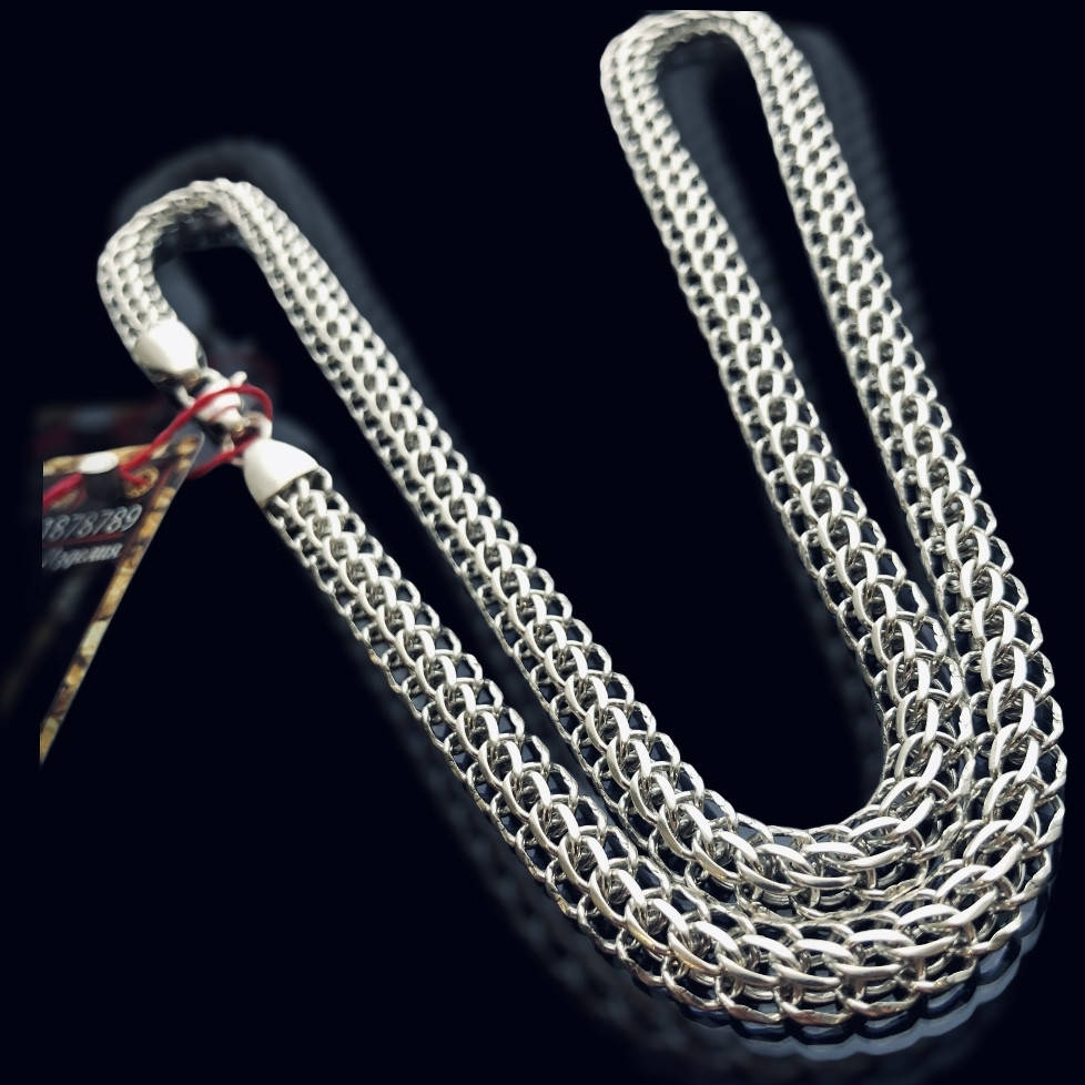

Серебряная цепочка 925 пробы Питон 50 см