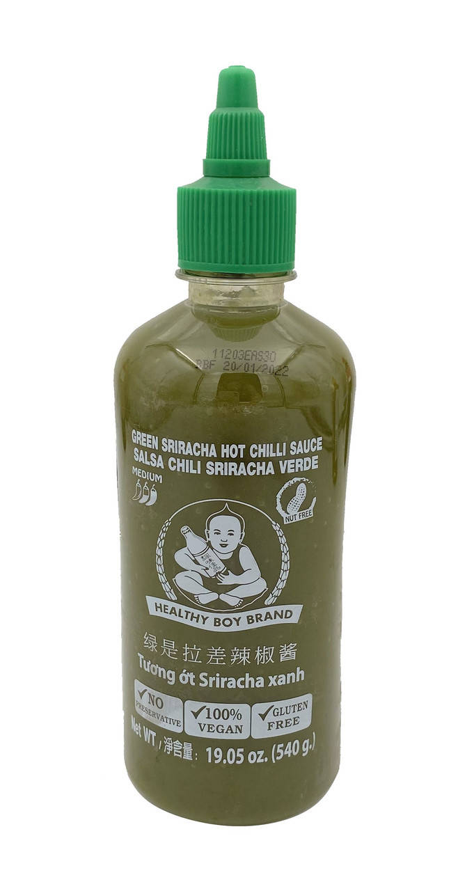 

Соус Шрирача зелёний (35% чили) "HEALTHY BOY" 540г