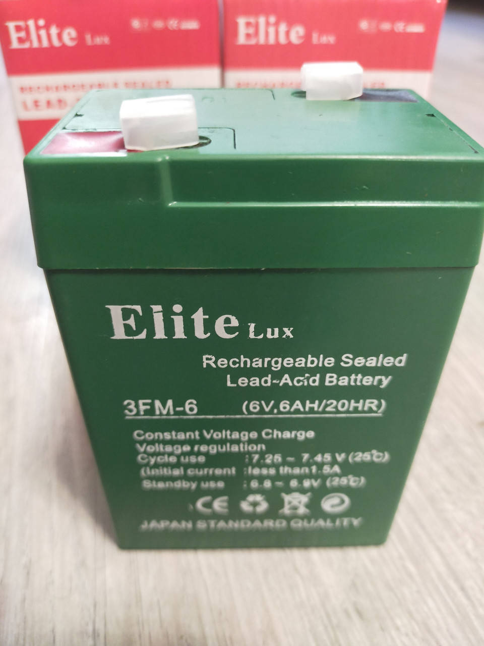 

Аккумуляторная батарея Elite Lux детского электромобиля 6V 6 ah