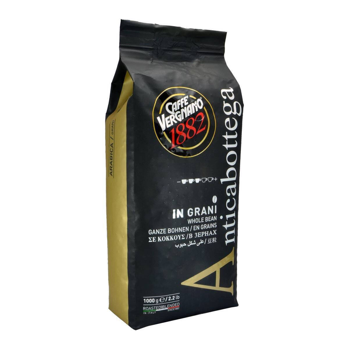 

Кофе в зернах Caffe Vergnano 1882 Antica Bottega 1кг.