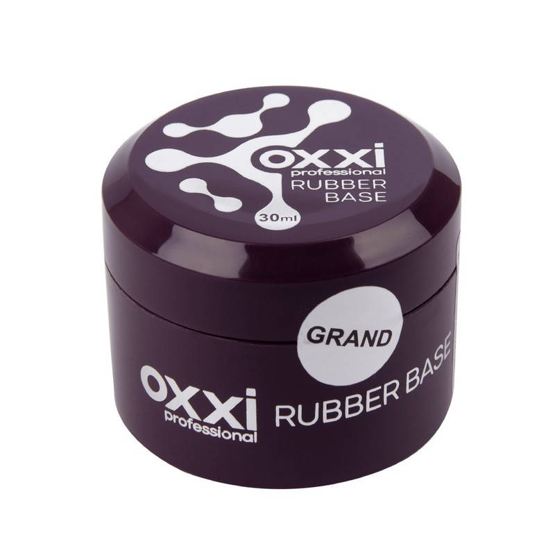 

OXXI RUBBER BASE GRAND - Каучуковая основа для гель лаков без кисточки, 30 мл