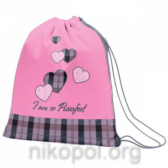 

Сумка для обуви 1Вересня "I am so Purrrfect" SB-10, 40х35см