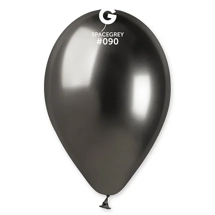 

Латексный шарик Gemar 13"/090 Хром серый SpaceGrey, Темно-серый