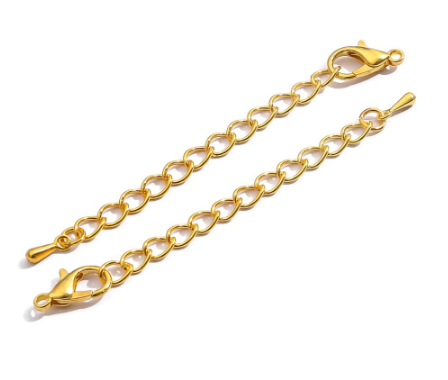 

Застежка с удлинительной цепочкой, цвет золотой