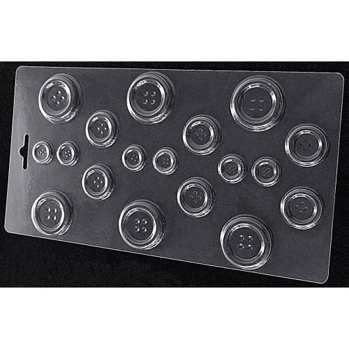 

Форма пластикова для шоколаду Гудзики